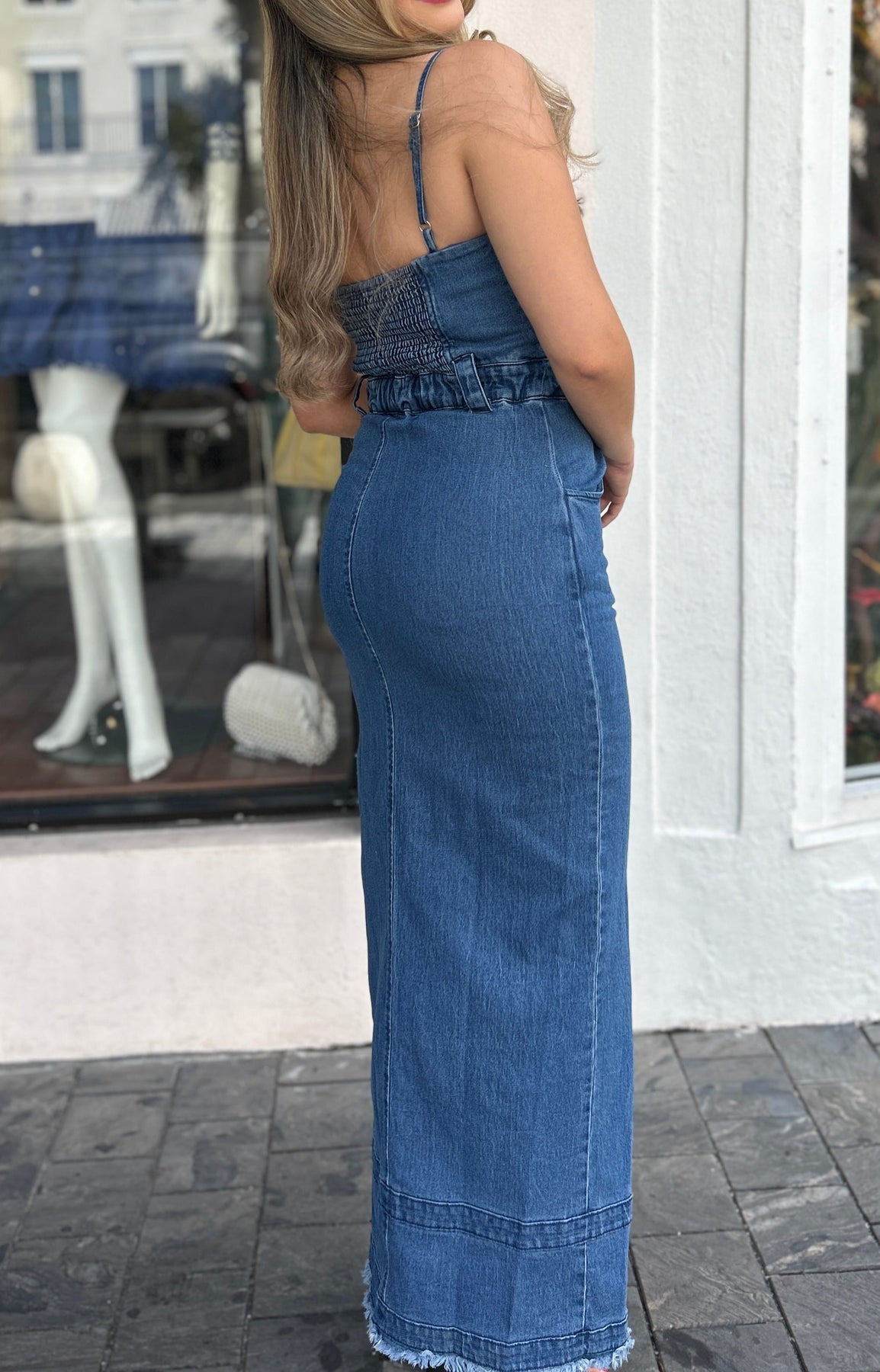 Alicia Denim Dress Essence Miami Alicia Denim Dress Essence Miami